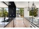 Modern kitchen with dark stone backsplash and stainless steel appliances at 192 East Lake Se Ter, Atlanta, GA 30317