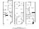3-story, 3031 sq ft home's complete floor plan, showcasing all levels and features at 1037 Emory Parc Pl, Decatur, GA 30033