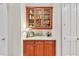 Built-in hutch with glass doors offering extra storage and display space at 1037 Emory Parc Pl, Decatur, GA 30033