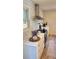 Modern kitchen with white shaker cabinets and a stylish backsplash at 3745 Asbury Sw Ln, Atlanta, GA 30331