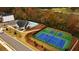 Community features tennis courts, pool, and clubhouse at 4910 Crestline View Rd, Cumming, GA 30028