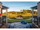 View of an outdoor amphitheater with a stage and seating at 4910 Crestline View Rd, Cumming, GA 30028