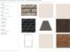 Brick, siding, trim, and roofing material options for the home exterior at 4910 Crestline View Rd, Cumming, GA 30028