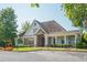 Attractive community clubhouse with ample parking at 558 Olympic Way, Acworth, GA 30102
