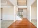 Two-story foyer with hardwood floors and an open staircase at 558 Olympic Way, Acworth, GA 30102