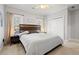 Spacious bedroom with king-size bed, ceiling fan and large closet at 1709 Bald Ridge Marina Rd # 4, Cumming, GA 30041