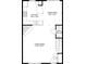 First floor layout showing kitchen, living room, and bathroom at 1761 Stanwood Nw Dr, Kennesaw, GA 30152