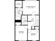 Second floor plan with primary bedroom and two additional bedrooms at 1761 Stanwood Nw Dr, Kennesaw, GA 30152