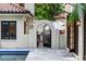 Inviting pool area with brick walls and a metal gate at 1598 W Sussex Ne Rd, Atlanta, GA 30306