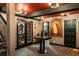 Elegant wine cellar with tasting area and custom cabinetry at 1598 W Sussex Ne Rd, Atlanta, GA 30306