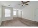 Bright bedroom featuring carpet and window blinds at 53 Providence Oak Ct, Lawrenceville, GA 30046