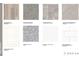 Material samples include flooring, countertops, and tile options at 6239 Kenbrook Dr, Tucker, GA 30084