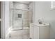Clean bathroom with a new vanity and tiled shower/tub at 1189 Rock Cut Rd, Forest Park, GA 30297