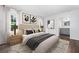 Comfortable main bedroom with neutral decor, soft carpet, and an en-suite bathroom for added convenience at 2690 Old Hickory Nw Dr, Marietta, GA 30064