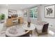 Stylish home office with a modern desk, comfortable seating, and decorative artwork, perfect for working remotely at 2690 Old Hickory Nw Dr, Marietta, GA 30064