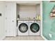 Convenient laundry room with washer and dryer at 4083 Audubon Dr, Marietta, GA 30068