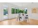 Dining room with door leading to backyard at 416 Glen Iris Ne Dr, Atlanta, GA 30308