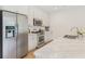 Stainless steel appliances and marble countertops in this kitchen at 416 Glen Iris Ne Dr, Atlanta, GA 30308