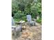 Relaxing stone patio with seating and landscaping at 1719 Barnesdale Ne Way, Atlanta, GA 30309