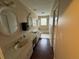 Bathroom with single vanity and a tub/shower combo at 1294 Dogwood Rd, Snellville, GA 30078