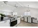 Modern kitchen features stainless steel appliances and granite countertops at 2192 Spink St, Atlanta, GA 30318
