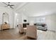 Bright living room with hardwood floors, vaulted ceilings, and comfortable seating at 2192 Spink St, Atlanta, GA 30318