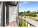 Balcony overlooking neighborhood road at 3076 Kelly St, Scottdale, GA 30079