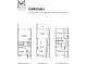 Floor plan of home with three bedrooms, three and a half bathrooms, two-car garage, and dual owner's suite at 3076 Kelly St, Scottdale, GA 30079