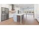 Spacious kitchen featuring a large island, stainless steel appliances, and an open layout for modern living at 3076 Kelly St, Scottdale, GA 30079