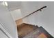 Stairs leading down to a finished basement area at 2530 Ashbourne Dr, Lawrenceville, GA 30043