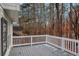 Spacious deck overlooking a wooded area; perfect for outdoor enjoyment at 2530 Ashbourne Dr, Lawrenceville, GA 30043