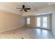 Spacious basement with tile floors and French doors at 4902 Ascot Nw Blf, Acworth, GA 30102