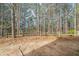 Private backyard with wooden fence and trees at 7110 Ravenwood Ln, Lithonia, GA 30038