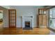 Living room with hardwood floors and fireplace at 410 Sycamore Se St, Marietta, GA 30060