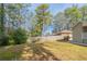Large backyard with a wooden privacy fence at 1255 Glen Forest Way, Decatur, GA 30032