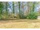 Spacious backyard with mature trees and grassy area at 1255 Glen Forest Way, Decatur, GA 30032