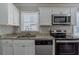Modern kitchen with stainless steel appliances and granite countertops at 1255 Glen Forest Way, Decatur, GA 30032