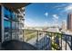 Spacious balcony overlooking the city at 400 W Peachtree Nw St # 2313, Atlanta, GA 30308