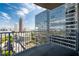 Balcony offering stunning city skyline views at 400 W Peachtree Nw St # 2313, Atlanta, GA 30308
