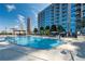 Relaxing resort-style pool with plenty of lounge chairs at 400 W Peachtree Nw St # 2313, Atlanta, GA 30308