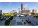 City street view with modern buildings and landscaping at 400 W Peachtree Nw St # 2313, Atlanta, GA 30308