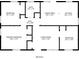873 sq ft floor plan with 3 bedrooms and 1 bath at 667 Steve Sw Dr, Atlanta, GA 30315