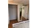 Basement bedroom with double bed and built-in closet at 1886 Clay Sw Dr, Marietta, GA 30064