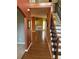 Beautiful foyer with stairs, hardwood floors, arched doorway, and neutral paint at 1886 Clay Sw Dr, Marietta, GA 30064