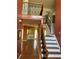 Beautiful foyer with stairs, hardwood floors, open floorplan and neutral paint at 1886 Clay Sw Dr, Marietta, GA 30064