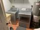 Basement laundry room with washer and dryer at 1886 Clay Sw Dr, Marietta, GA 30064