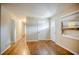 Hardwood floors and neutral walls in the hallway at 1967 Glen Echo Dr, Decatur, GA 30032