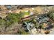 Aerial view of home and surrounding golf course at 571 Glen Eagles Se Cir, Marietta, GA 30067