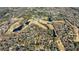 Aerial view of the neighborhood and golf course at 571 Glen Eagles Se Cir, Marietta, GA 30067