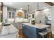 Spacious kitchen with large island, plenty of counter space, and hardwood floors at 571 Glen Eagles Se Cir, Marietta, GA 30067
